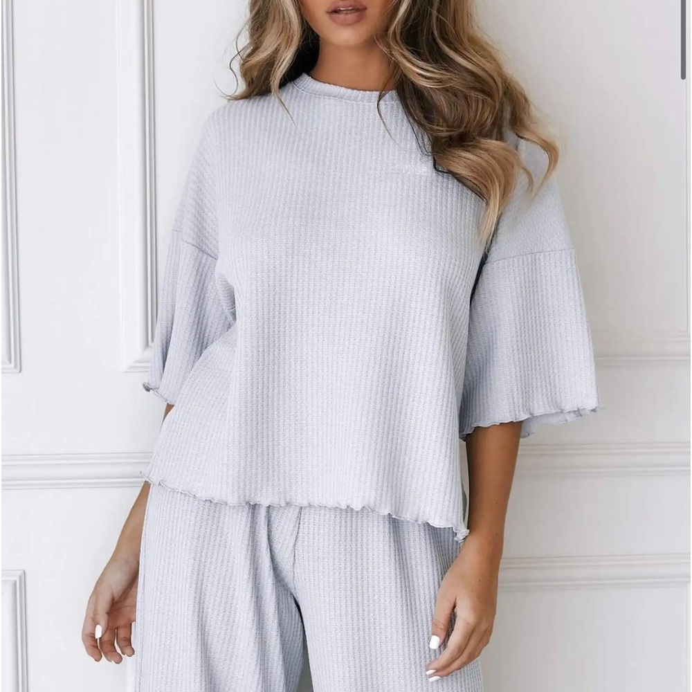 Soft waffle pajamas